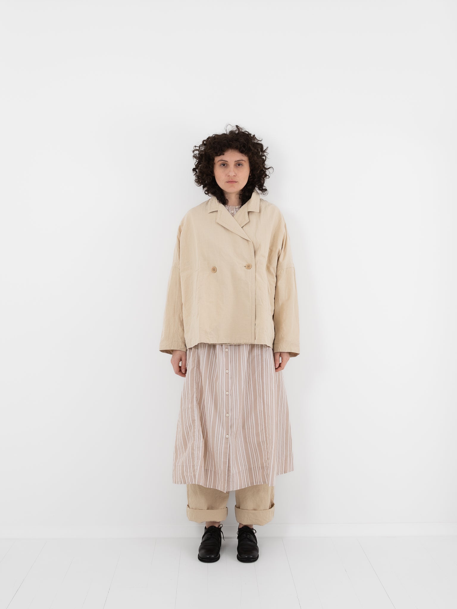 Casey Casey Frances Jacket in Ivory - CASEY CASEY at Worthwhile - shop JACKET