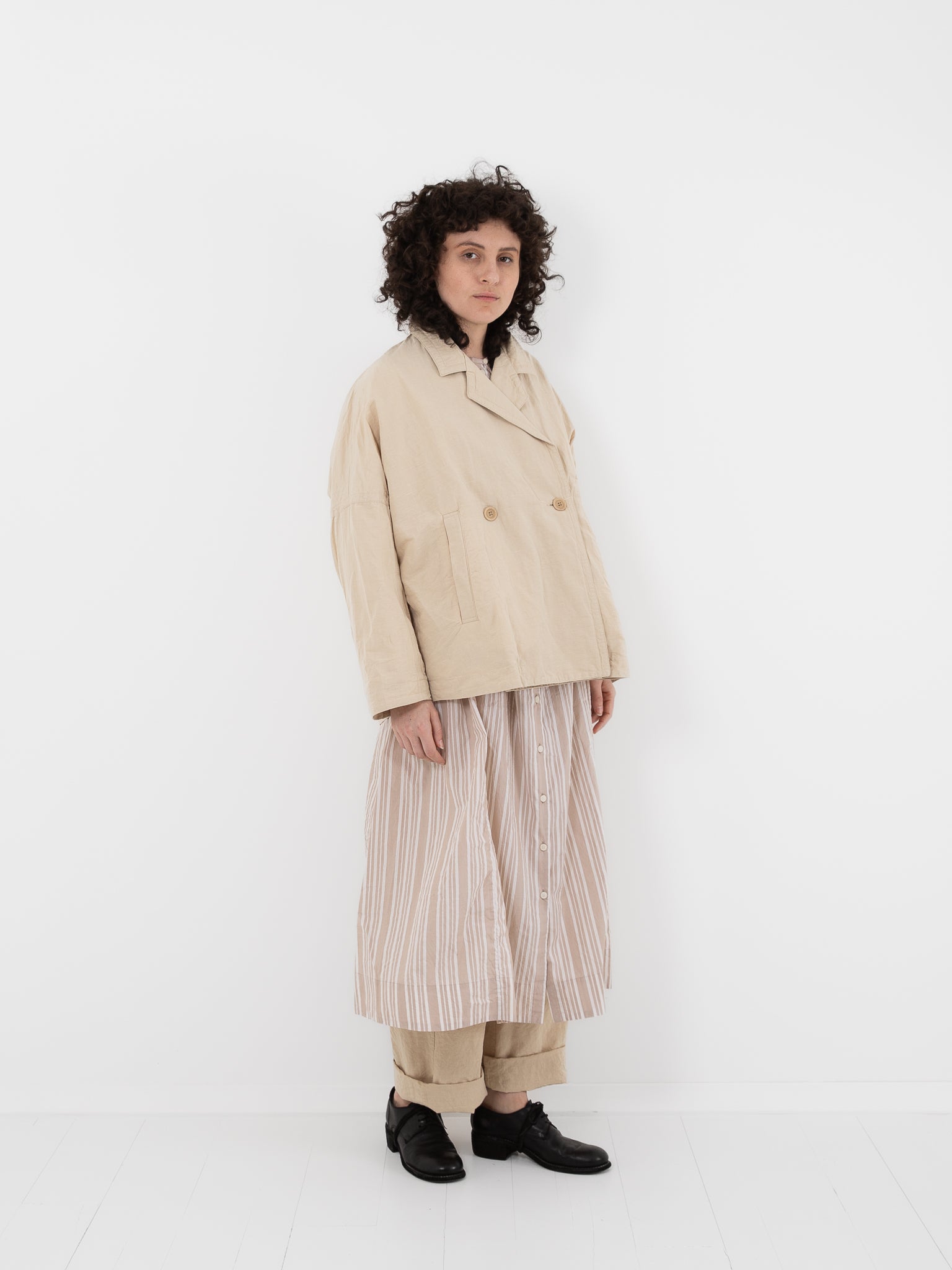 Casey Casey Frances Jacket in Ivory - CASEY CASEY at Worthwhile - shop JACKET