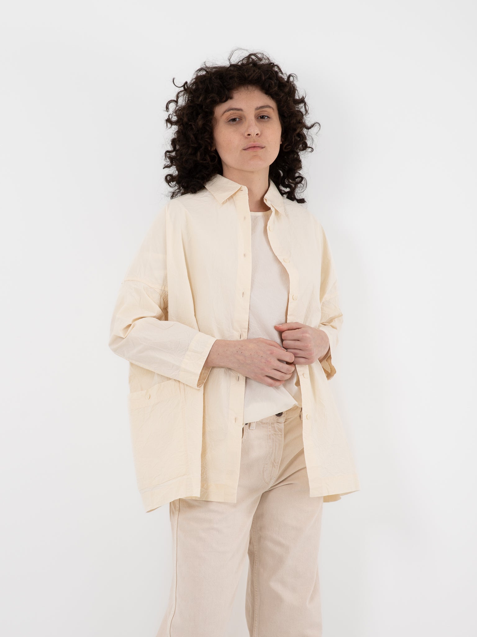Casey Casey February Shirt in Natural at Worthwhile