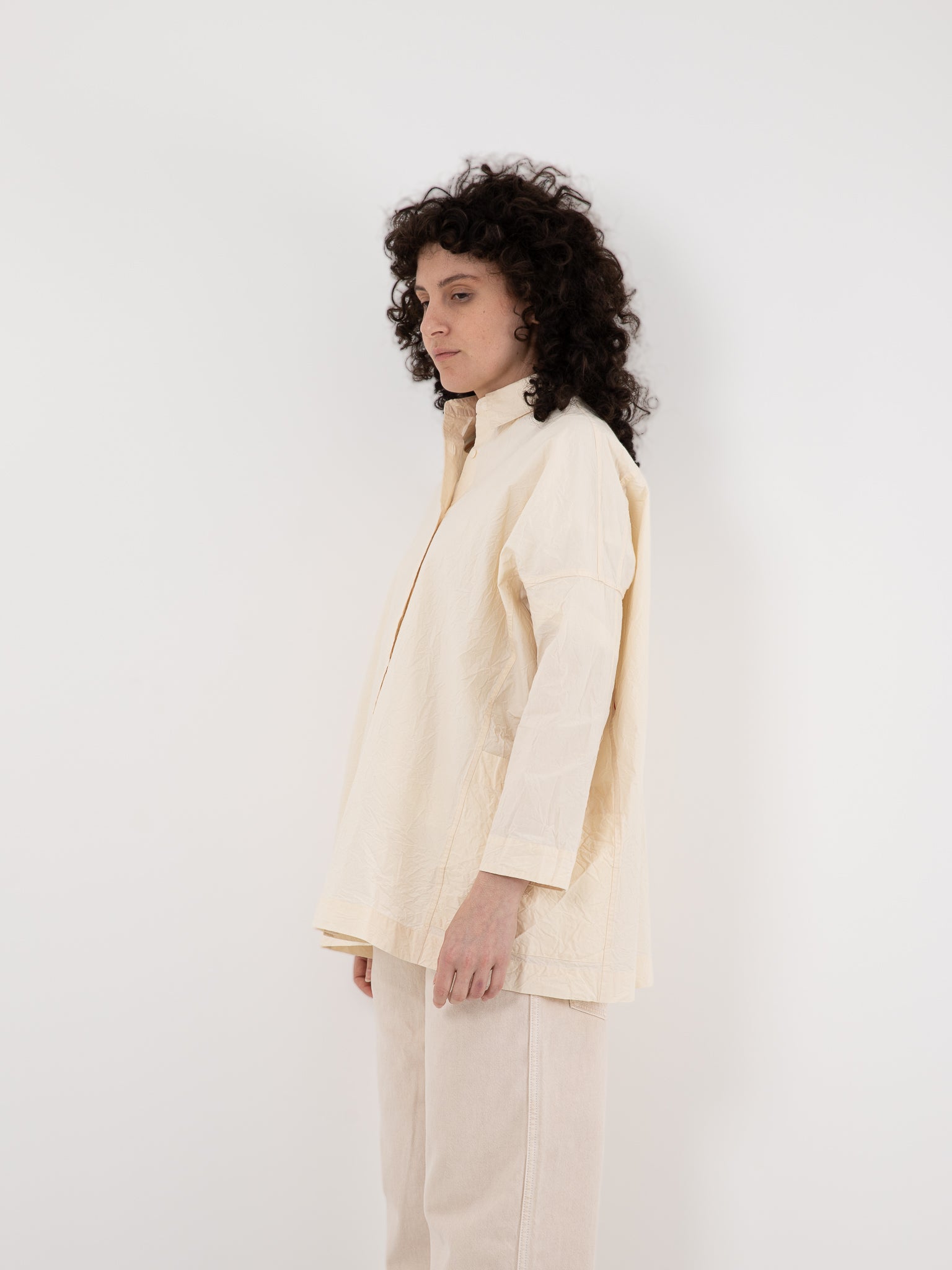 Casey Casey February Shirt in Natural - CASEY CASEY at Worthwhile - shop TOP