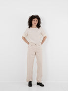 Casey Casey Paulo Denim Pant in Ivory - CASEY CASEY at Worthwhile - shop PANT