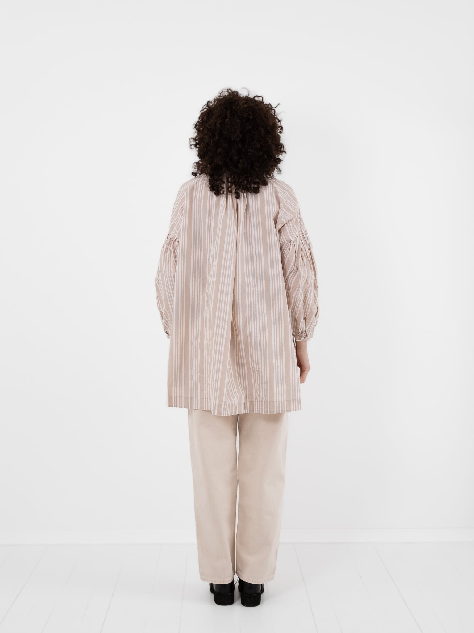 Casey Casey 3 By 3 Shirt in Stripe No. 2 - CASEY CASEY at Worthwhile - shop TOP