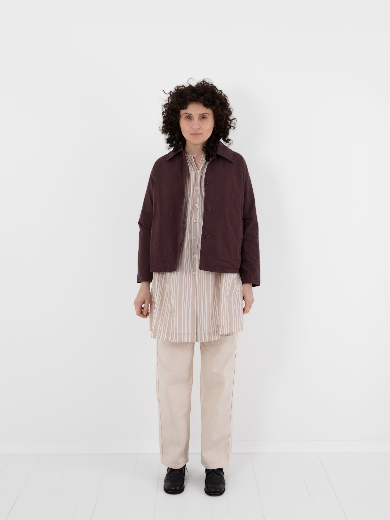 Casey Casey Juliette Jacket in Wine - CASEY CASEY at Worthwhile - shop JACKET