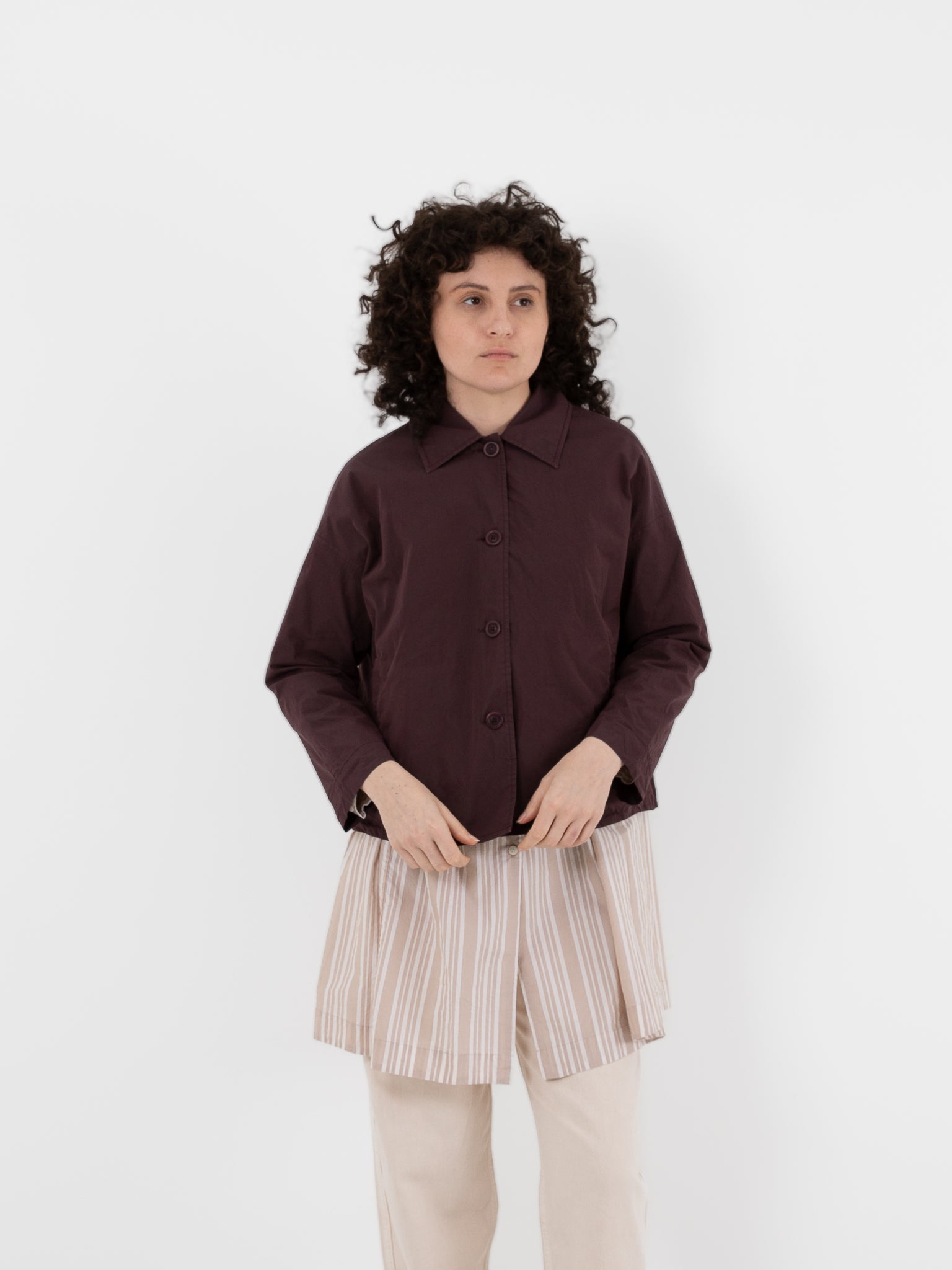 Casey Casey Juliette Jacket in Wine - CASEY CASEY at Worthwhile - shop JACKET