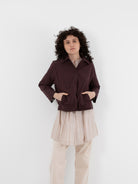 Casey Casey Juliette Jacket in Wine - CASEY CASEY at Worthwhile - shop JACKET
