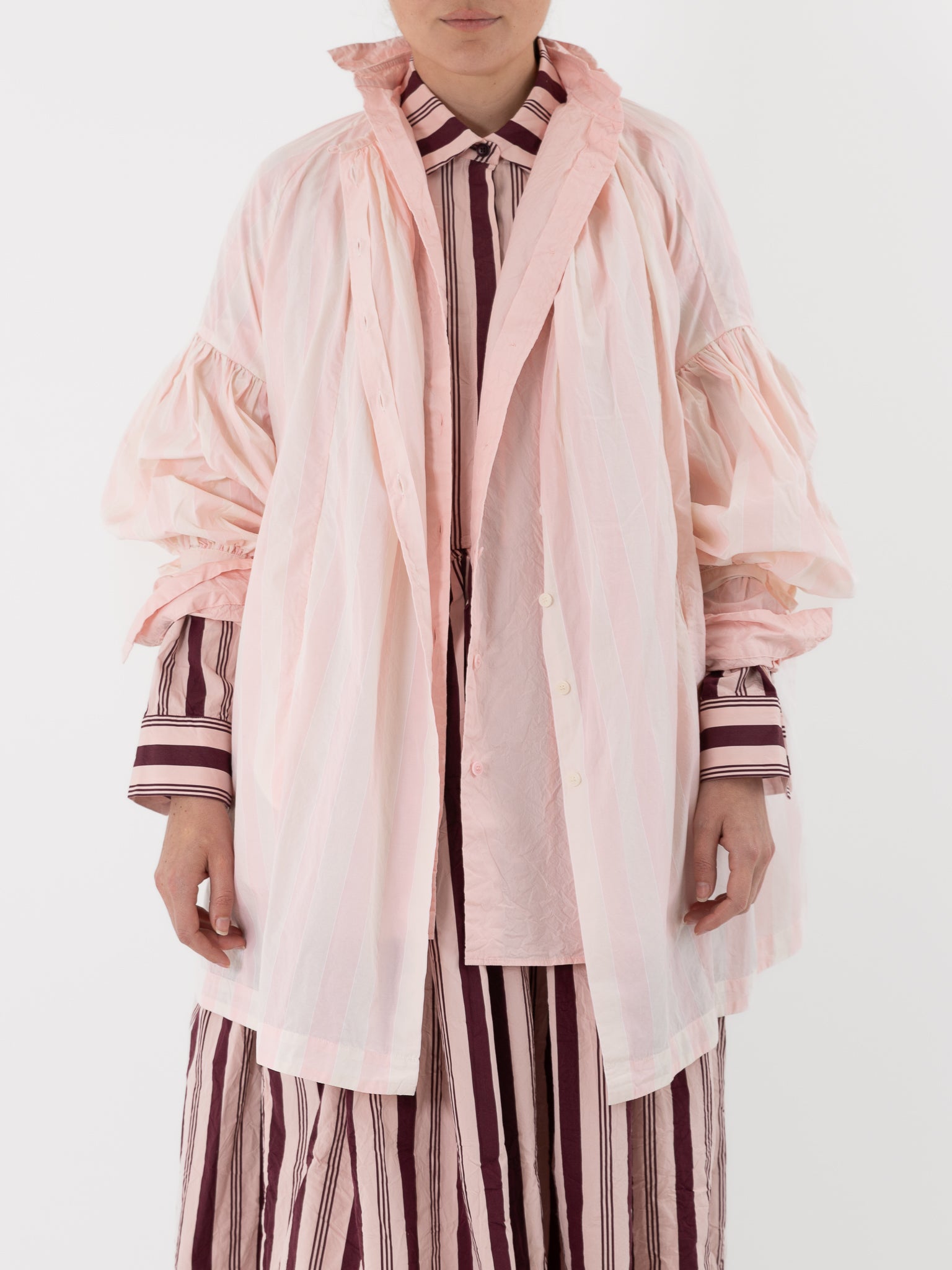 Casey Casey 3 By 3 Shirt in Stripe No. 1 - CASEY CASEY at Worthwhile - shop TOP