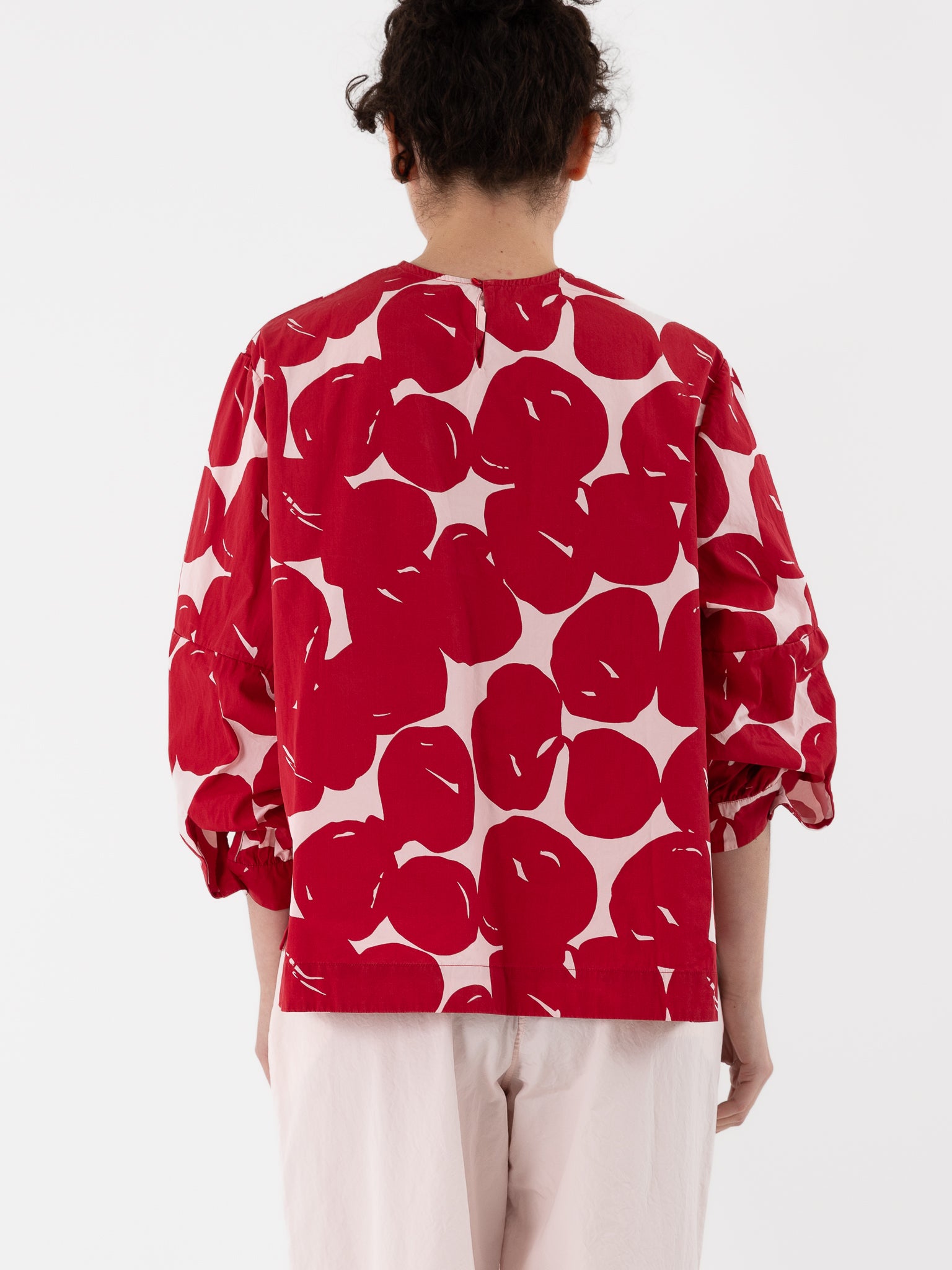 Casey Casey Biggy Top in Red Print - CASEY CASEY at Worthwhile - shop TOP