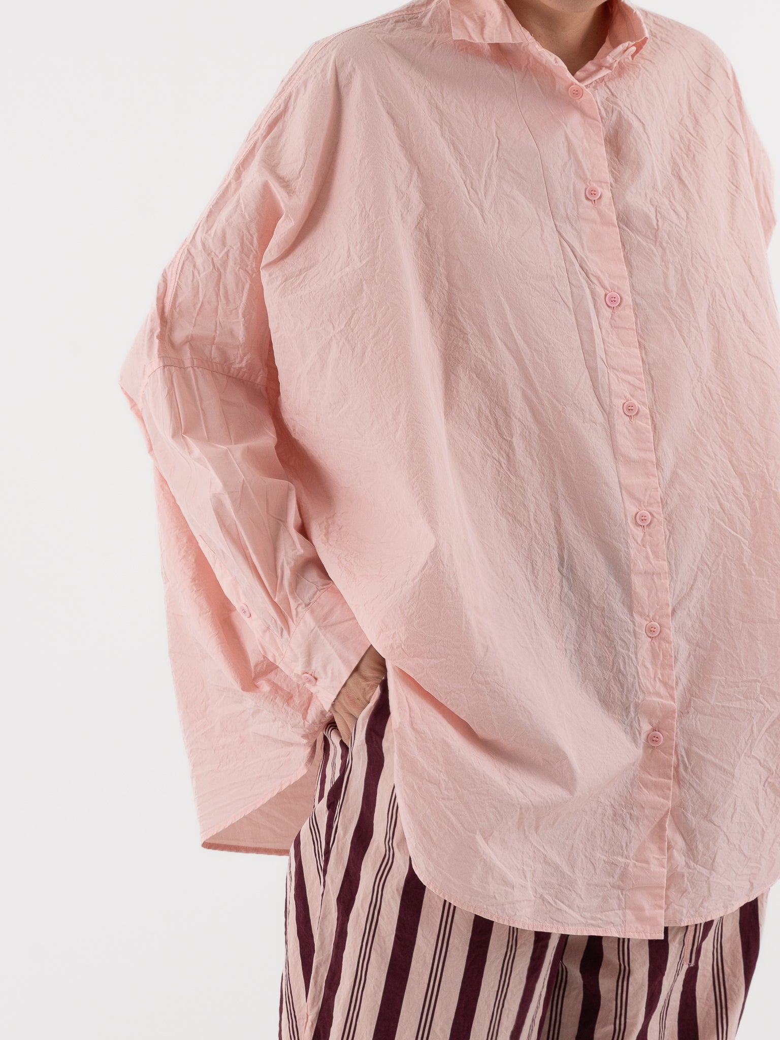 Casey Casey Atomless Shirt in Pink - CASEY CASEY at Worthwhile - shop TOP