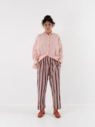 Casey Casey Simple Pant in Stripe - CASEY CASEY at Worthwhile - shop PANT