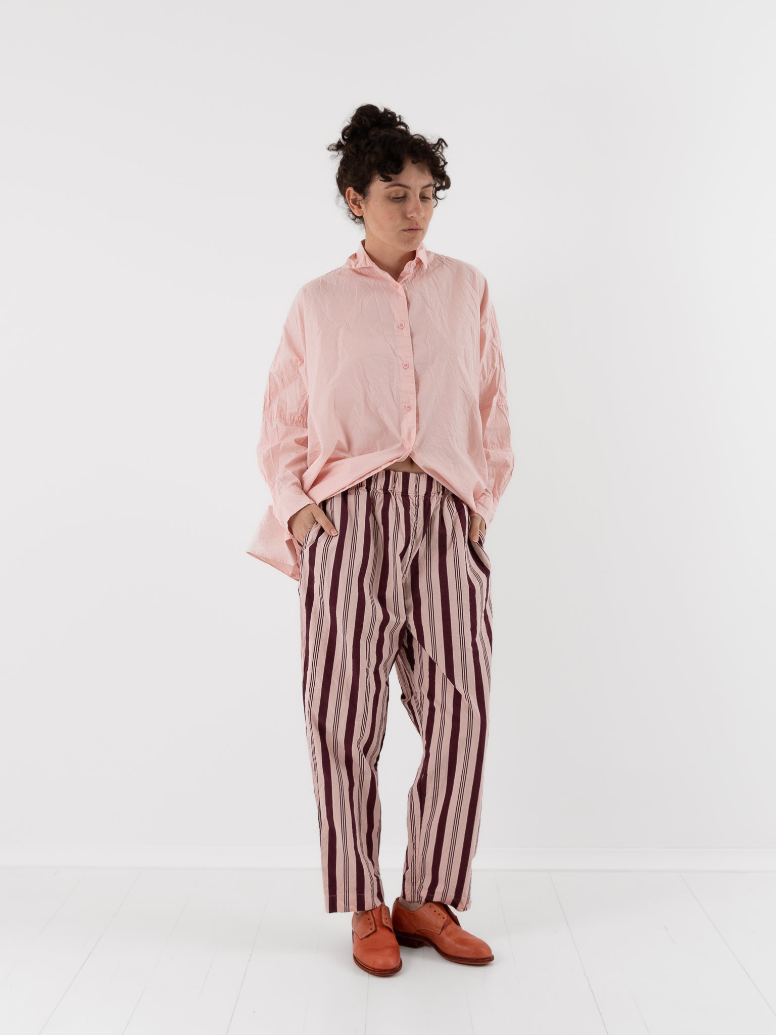 Casey Casey Simple Pant in Stripe - CASEY CASEY at Worthwhile - shop PANT