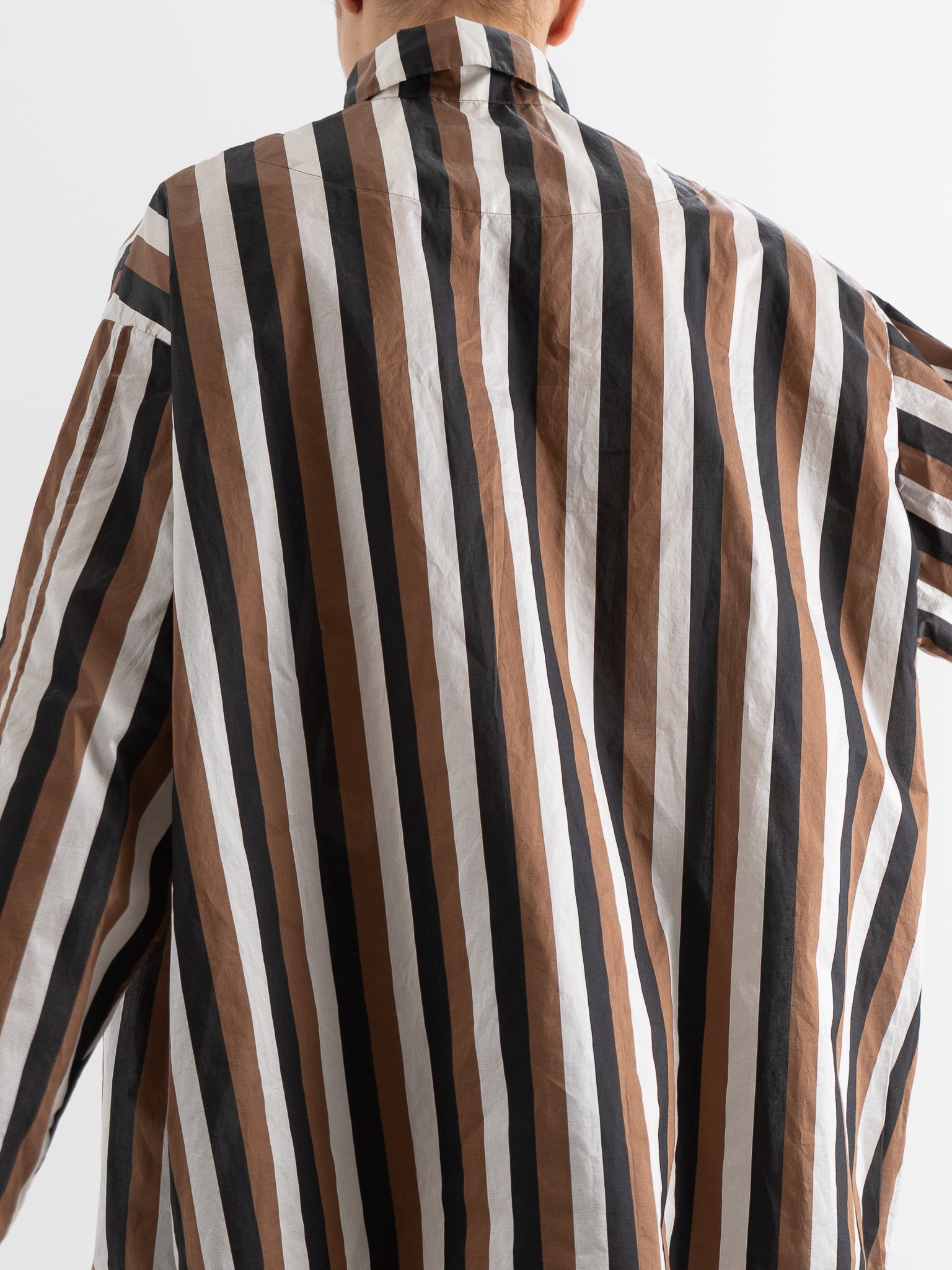 トップス CASEY CASEY HENRI SHIRT - STRIPE - CASEY CASEY Henri Shirt - Stripe