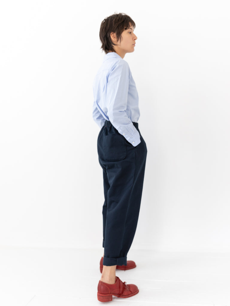 Casey Casey Fabi Italian Pant, Navy - Worthwhile