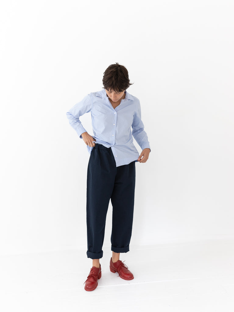 Casey Casey Fabi Italian Pant, Navy - Worthwhile