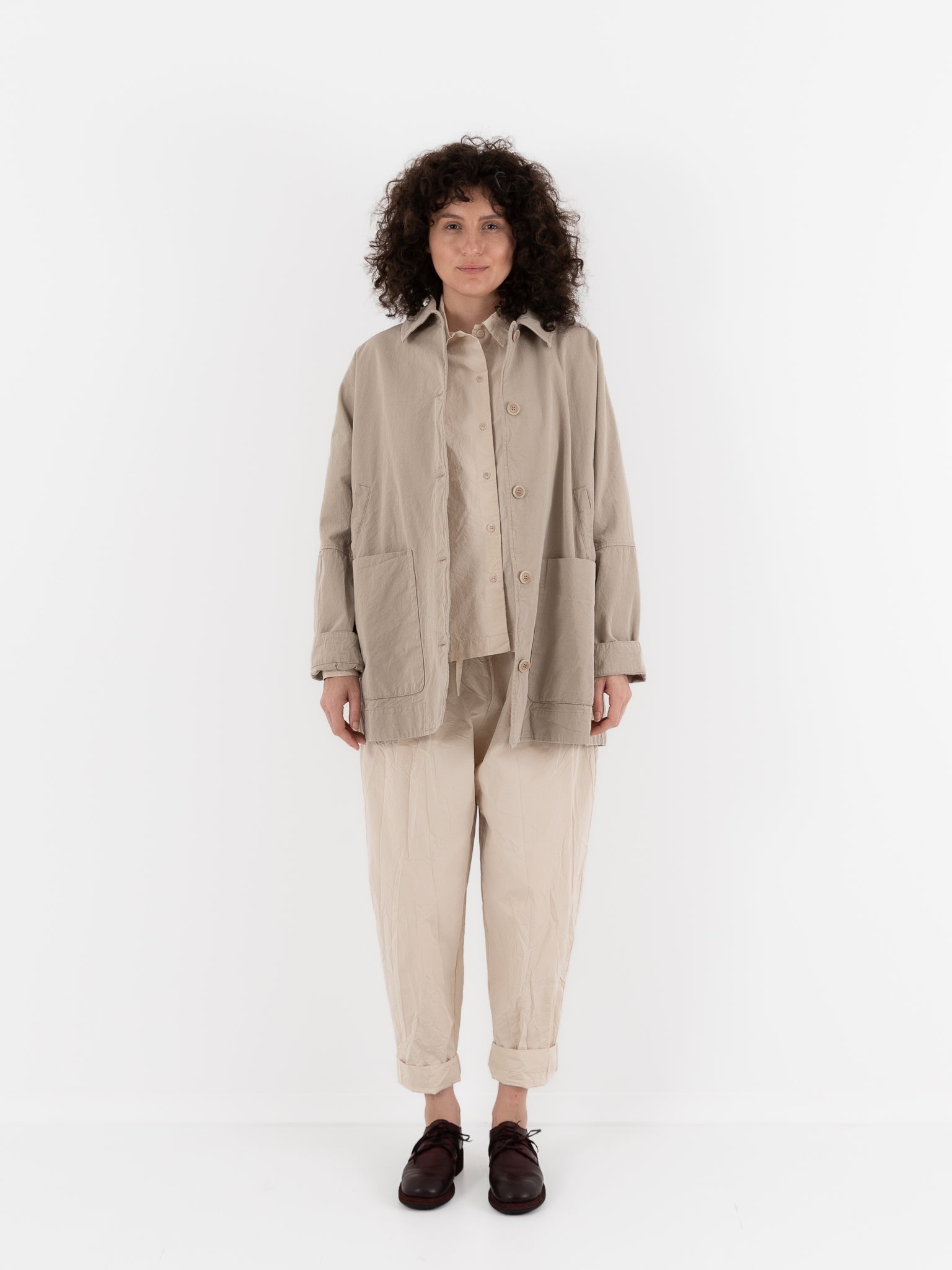 Casey Casey Tatiana Jacket in Oatmeal at Worthwhile