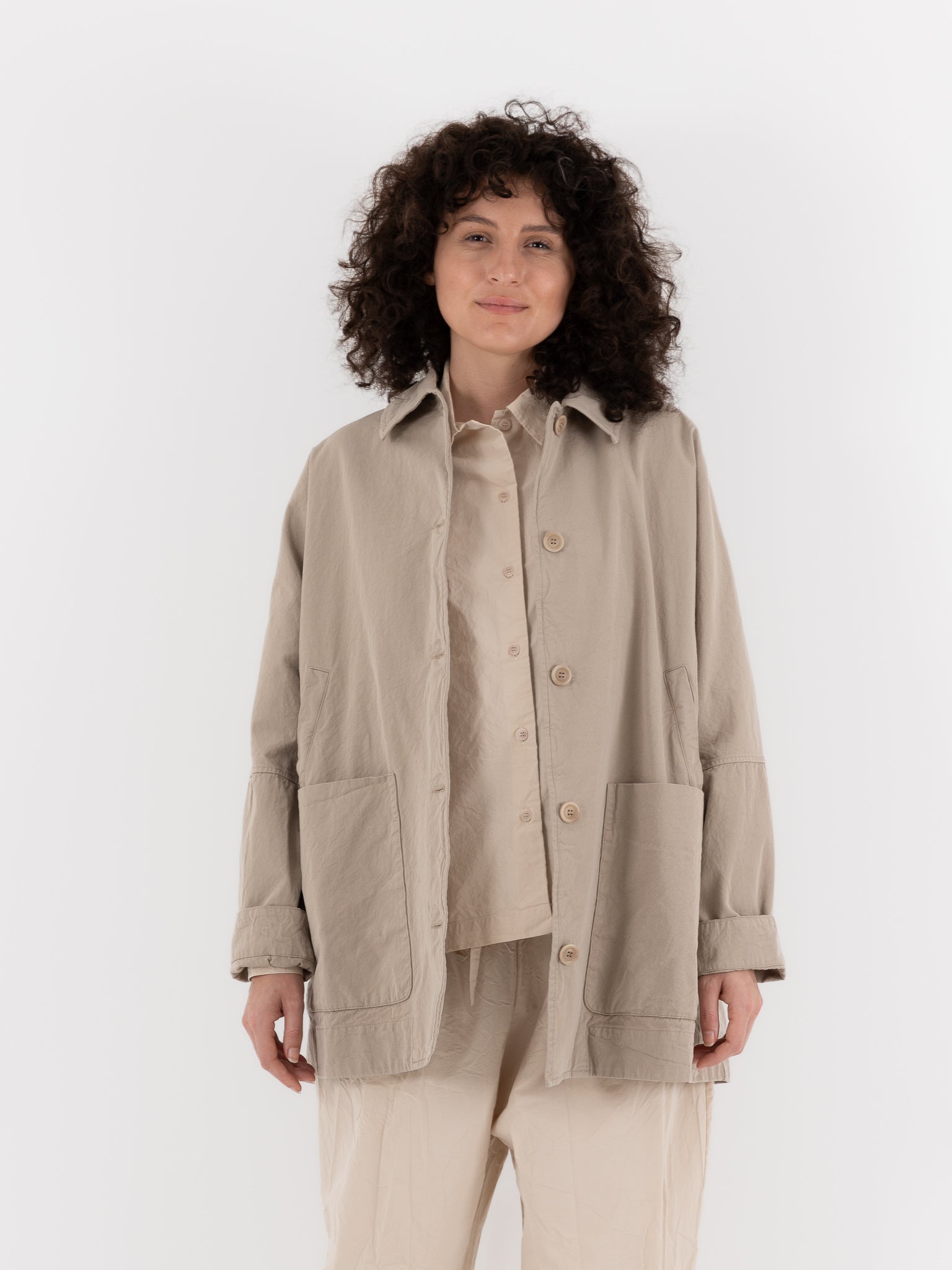 Casey Casey Tatiana Jacket in Oatmeal at Worthwhile