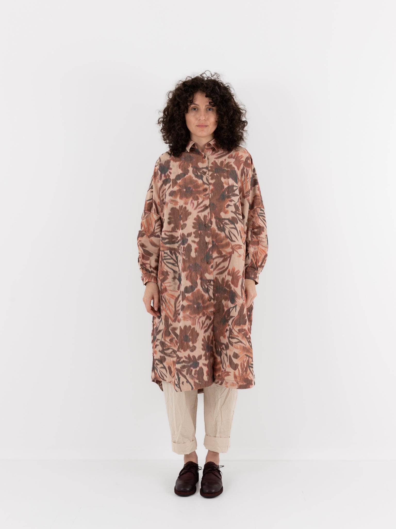 Casey Casey Yupi Dress in Ikat/Reds - CASEY CASEY at Worthwhile - shop DRESS