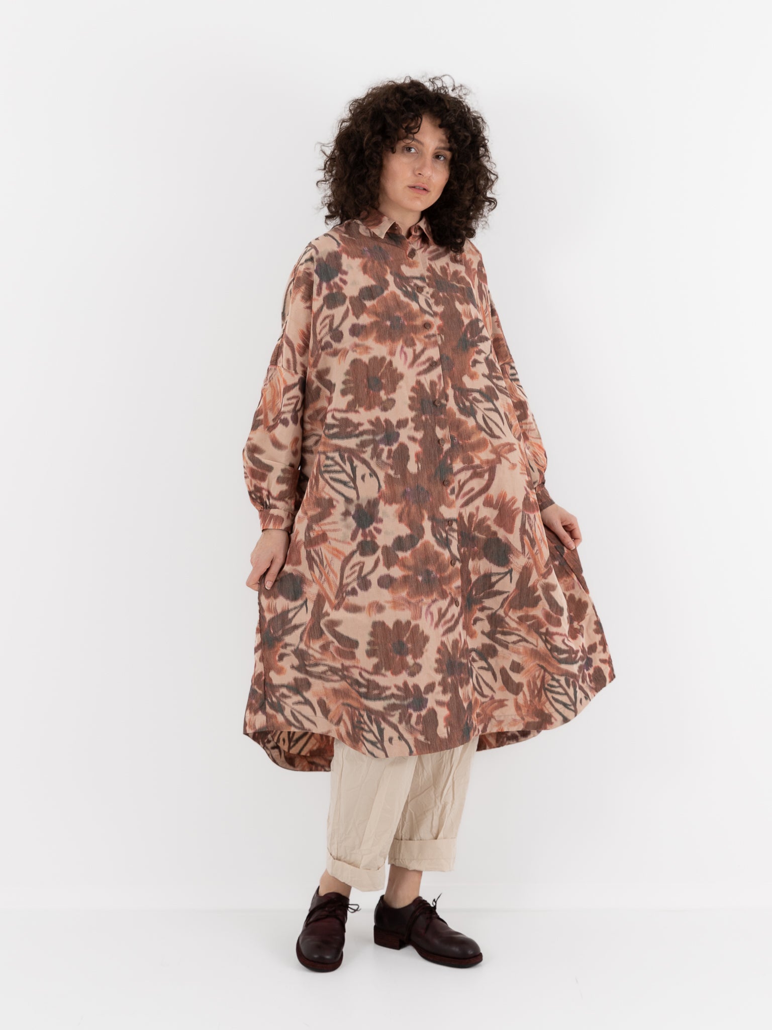 Casey Casey Yupi Dress in Ikat/Reds - CASEY CASEY at Worthwhile - shop DRESS