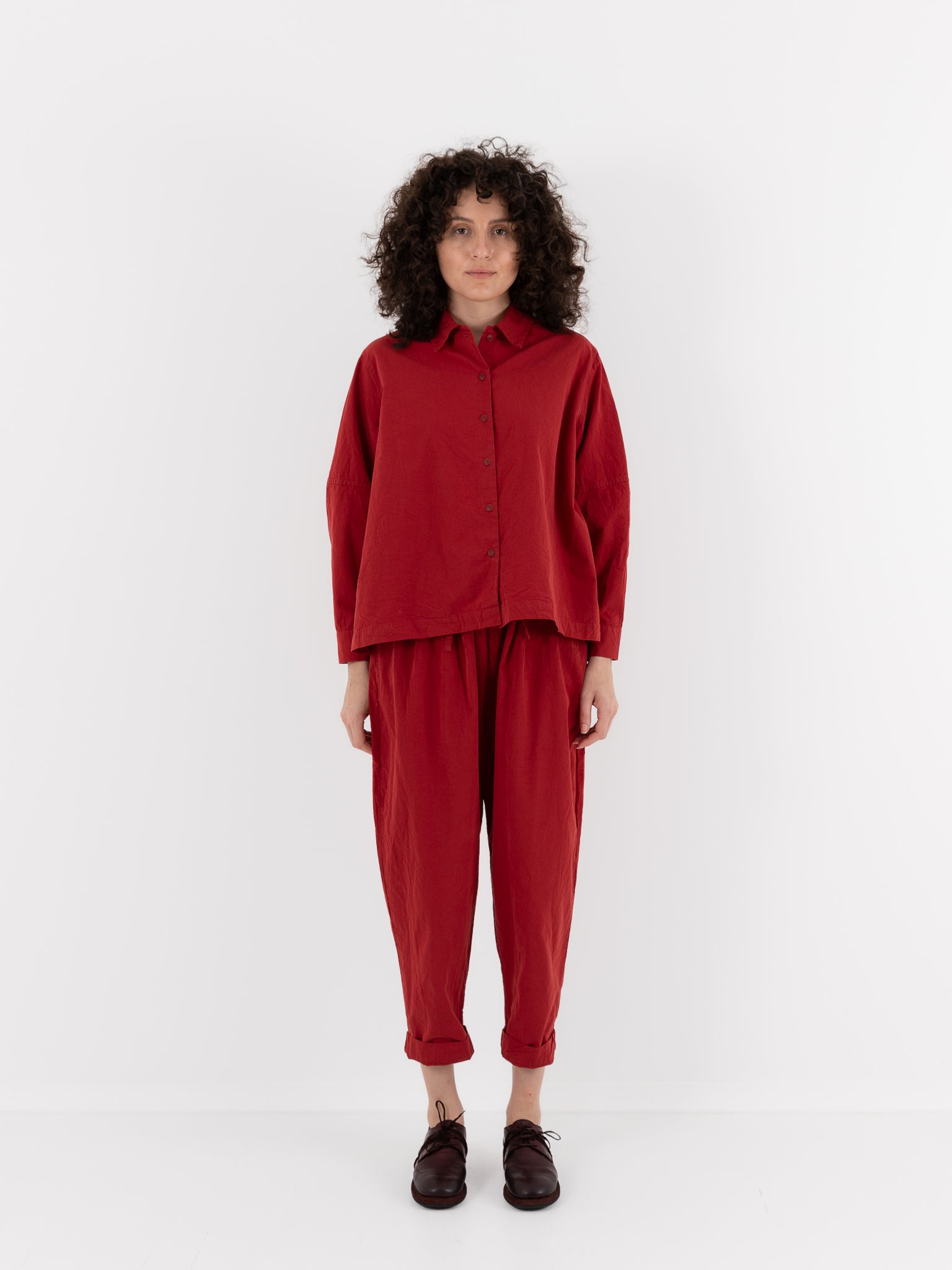 Casey Casey Elena Shirt in Rusty - CASEY CASEY at Worthwhile - shop TOP