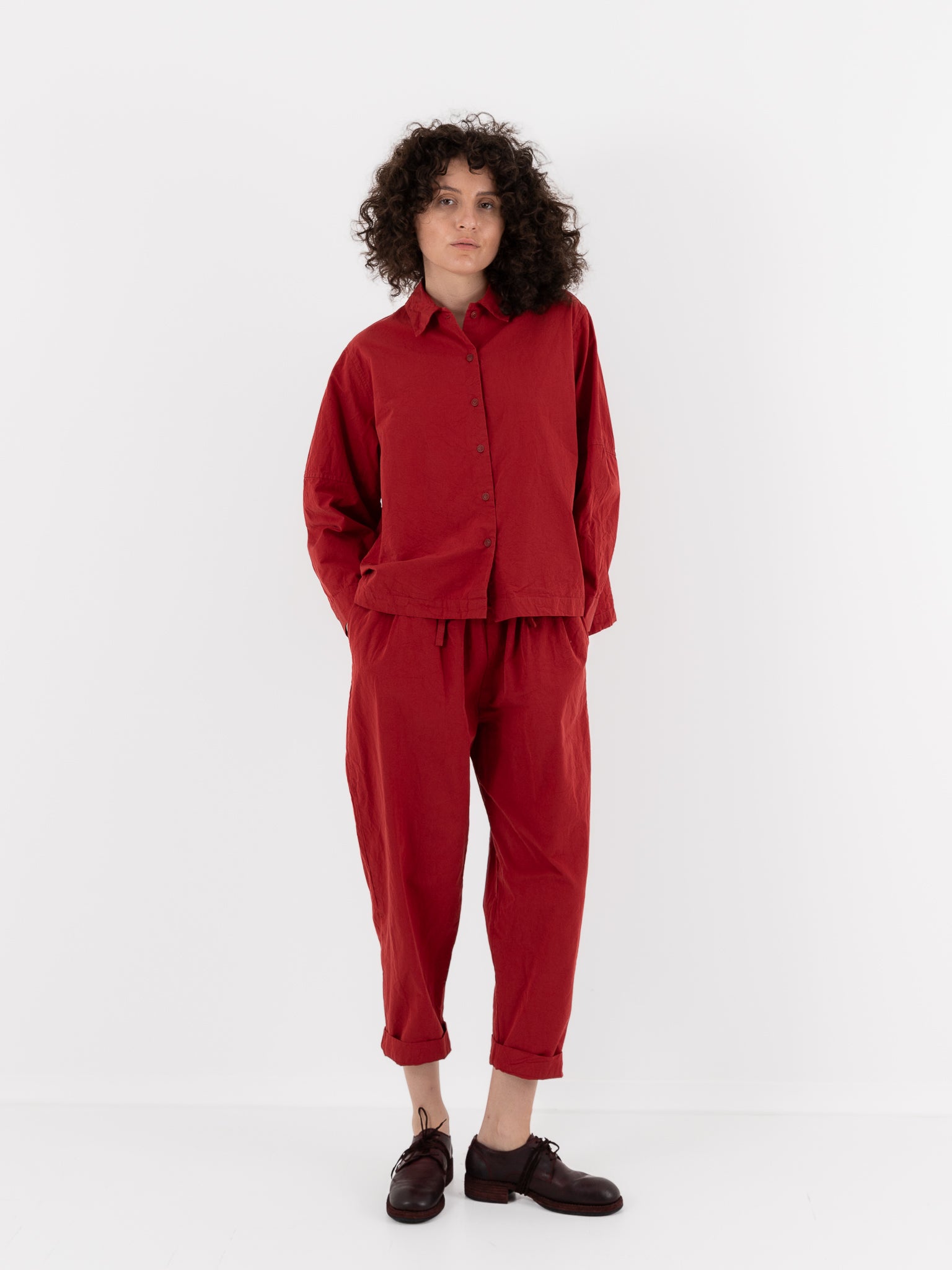 Casey Casey Elena Shirt in Rusty - CASEY CASEY at Worthwhile - shop TOP