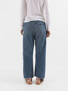 Chimala Wide Tapered Cut Denim Pants in Vintage Light - CHIMALA at Worthwhile - shop PANT