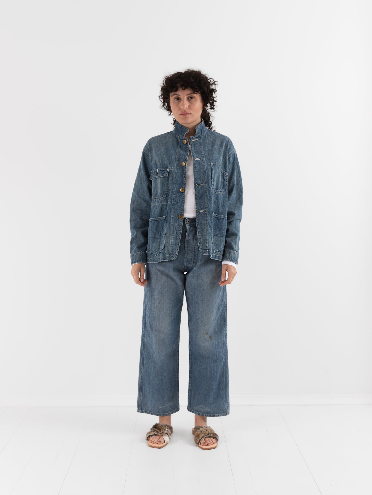 Chimala Short Chore Jacket in Light Vintage - CHIMALA at Worthwhile - shop JACKET