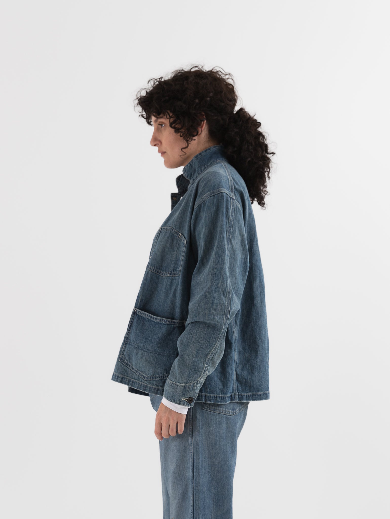 Chimala Short Chore Jacket in Light Vintage - CHIMALA at Worthwhile - shop JACKET
