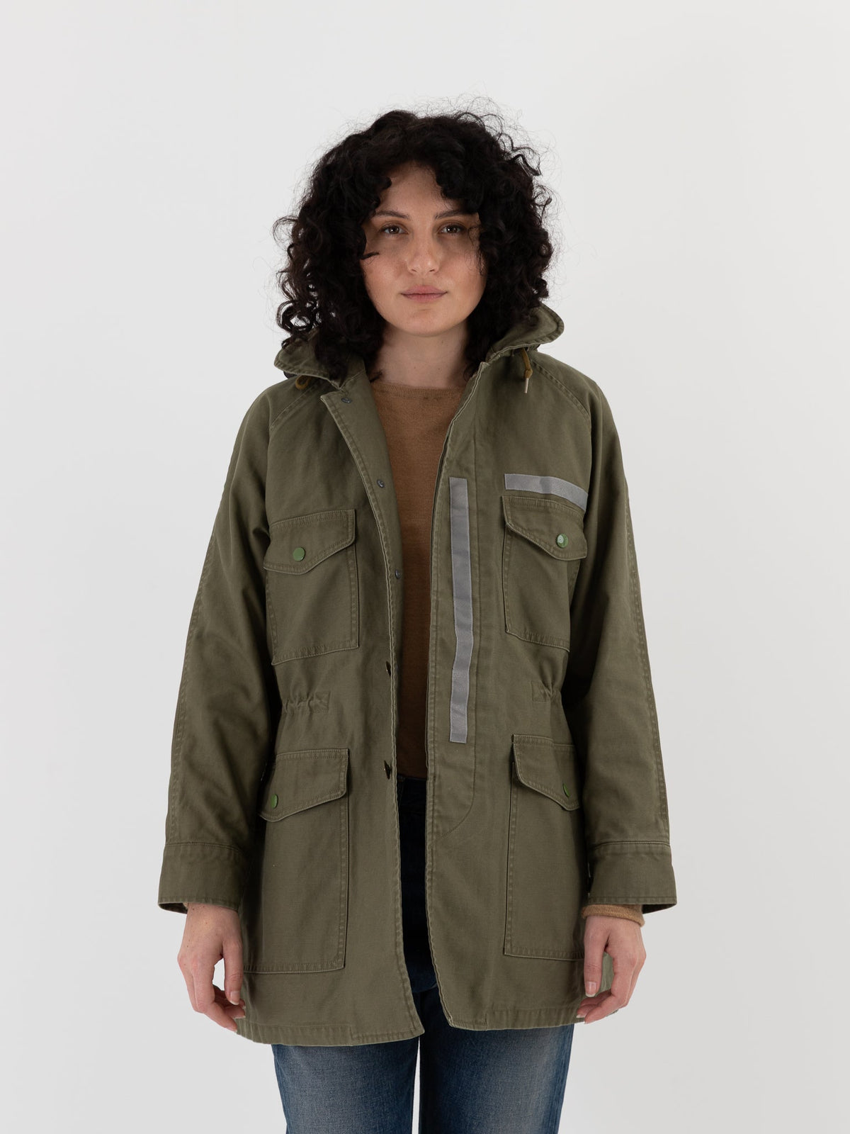 Chimala Air Force Cattle Jacket in Khaki Green - CHIMALA at Worthwhile - shop JACKET