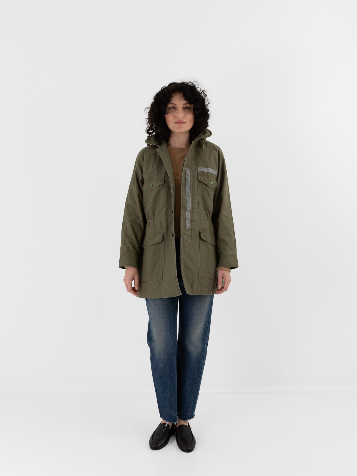 Chimala Air Force Cattle Jacket in Khaki Green - CHIMALA at Worthwhile - shop JACKET
