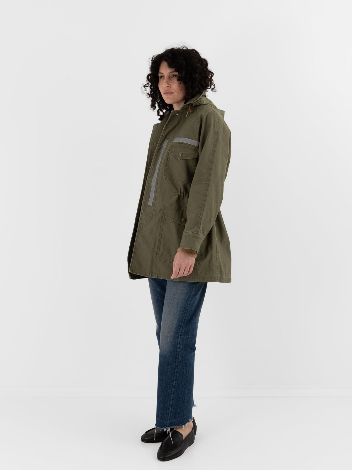 Chimala Air Force Cattle Jacket in Khaki Green - CHIMALA at Worthwhile - shop JACKET
