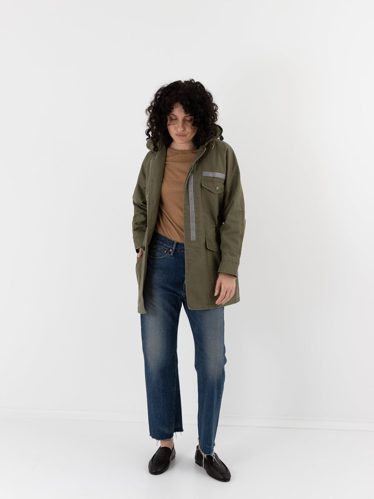Chimala Air Force Cattle Jacket in Khaki Green - CHIMALA at Worthwhile - shop JACKET