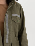Chimala Air Force Cattle Jacket in Khaki Green - CHIMALA at Worthwhile - shop JACKET