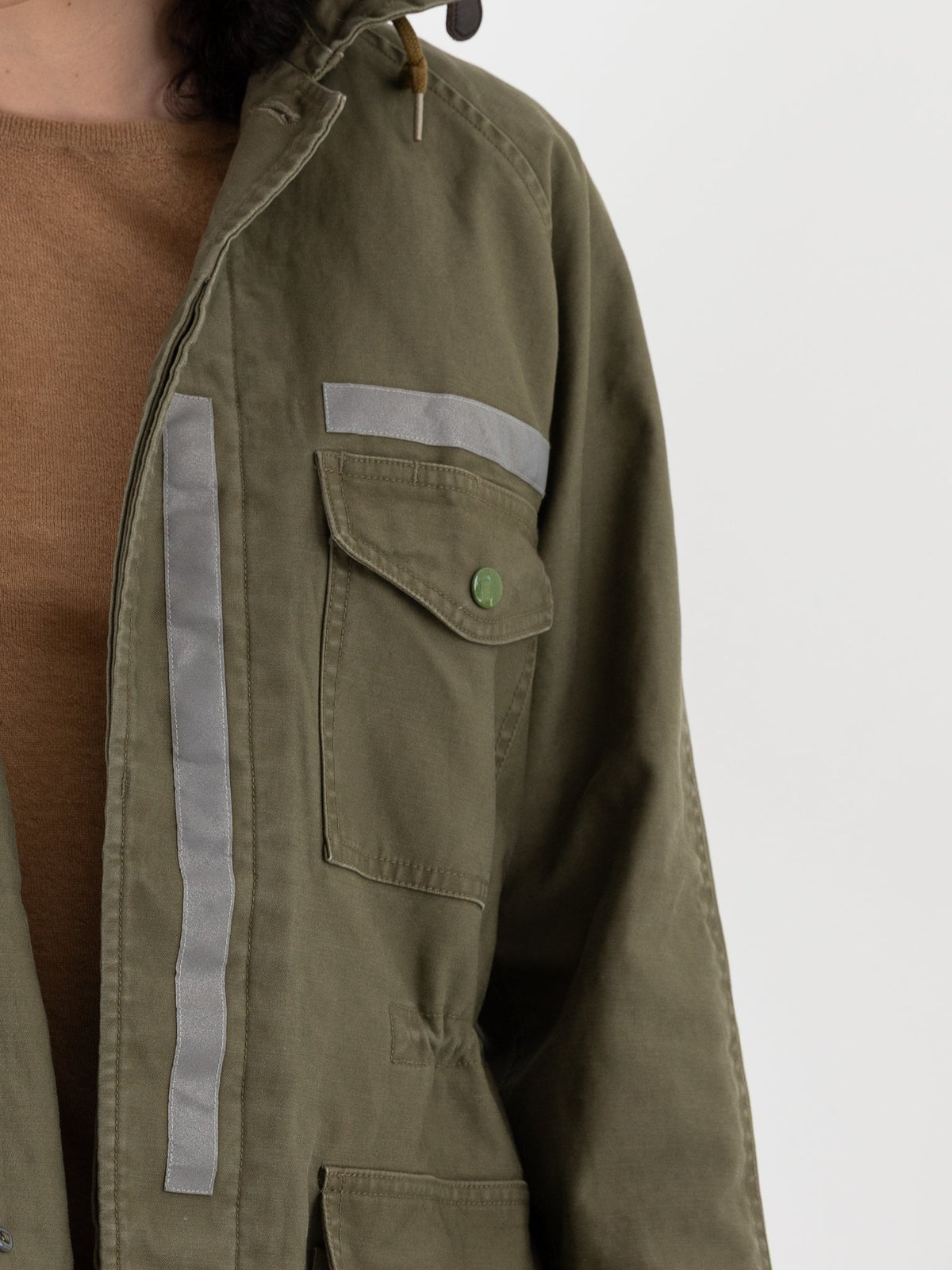 Chimala Air Force Cattle Jacket in Khaki Green - CHIMALA at Worthwhile - shop JACKET