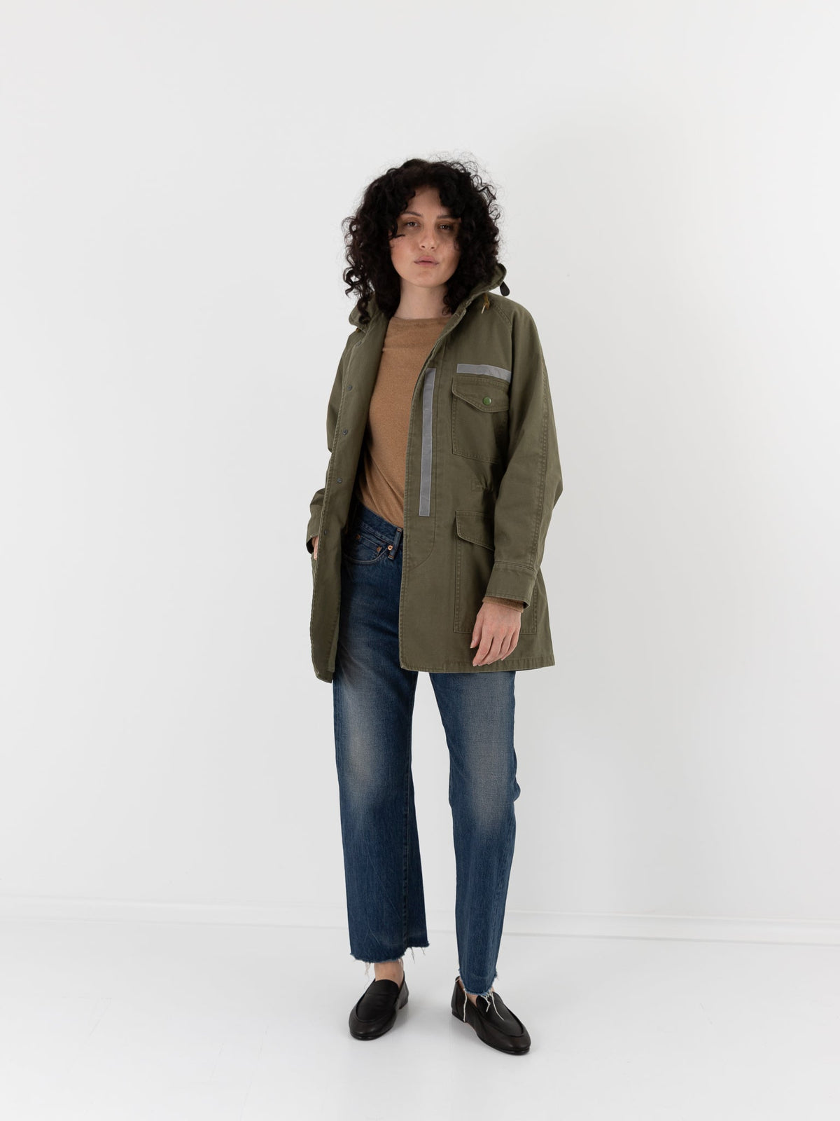 Chimala Air Force Cattle Jacket in Khaki Green - CHIMALA at Worthwhile - shop JACKET