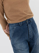 Chimala Denim Painter Pants in Medium Engineer Wash - CHIMALA at Worthwhile - shop PANT