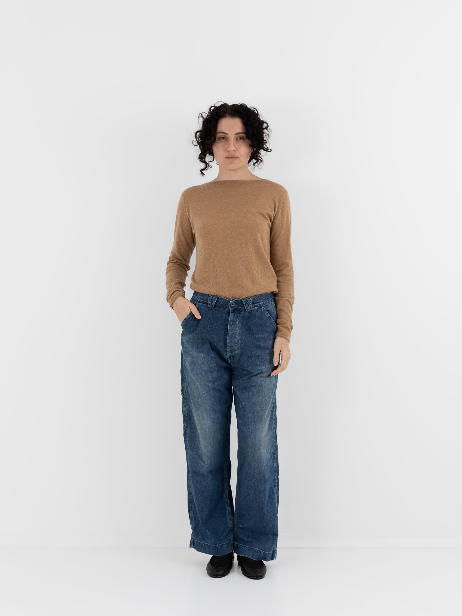 Chimala Denim Painter Pants in Medium Engineer Wash - CHIMALA at Worthwhile - shop PANT