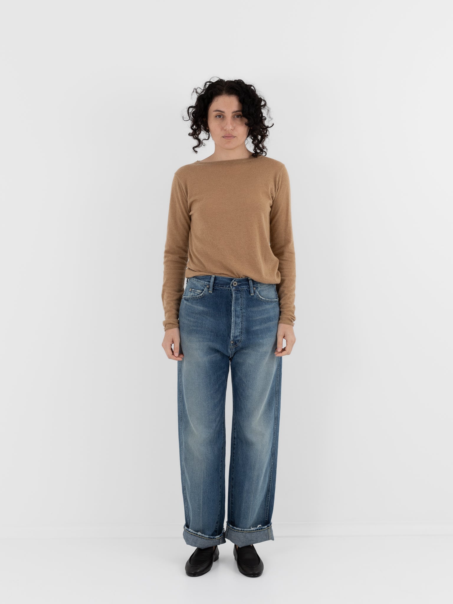 Chimala Denim Straight Cut in Work Light Blue Wash - CHIMALA at Worthwhile - shop PANT