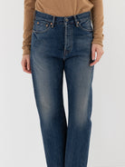 Chimala Selvedge Ankle Cut in Dark Vintage - CHIMALA at Worthwhile - shop PANT