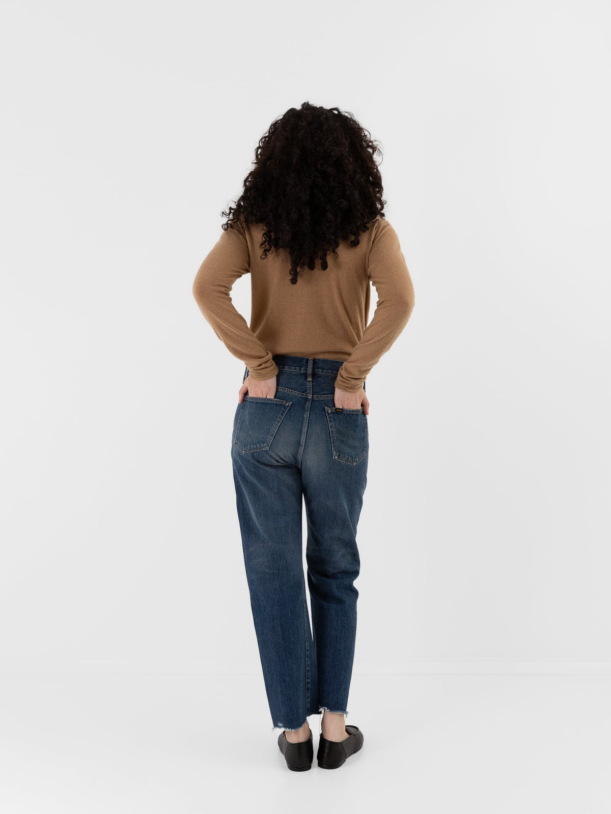 Chimala Selvedge Ankle Cut in Dark Vintage - CHIMALA at Worthwhile - shop PANT