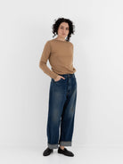 Chimala Selvedge Denim Ranch Pants in Dark Wash - CHIMALA at Worthwhile - shop PANT