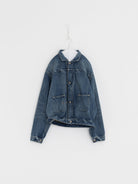 Chimala Selvedge Denim Short Jacket in Vintage Light - CHIMALA at Worthwhile - shop JACKET