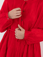 Christian Peau Dress in Red - CHRISTIAN PEAU at Worthwhile - shop DRESS