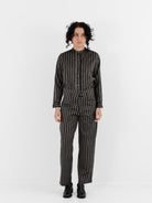 Christian Peau Pant in Black Stripe - CHRISTIAN PEAU at Worthwhile - shop PANT