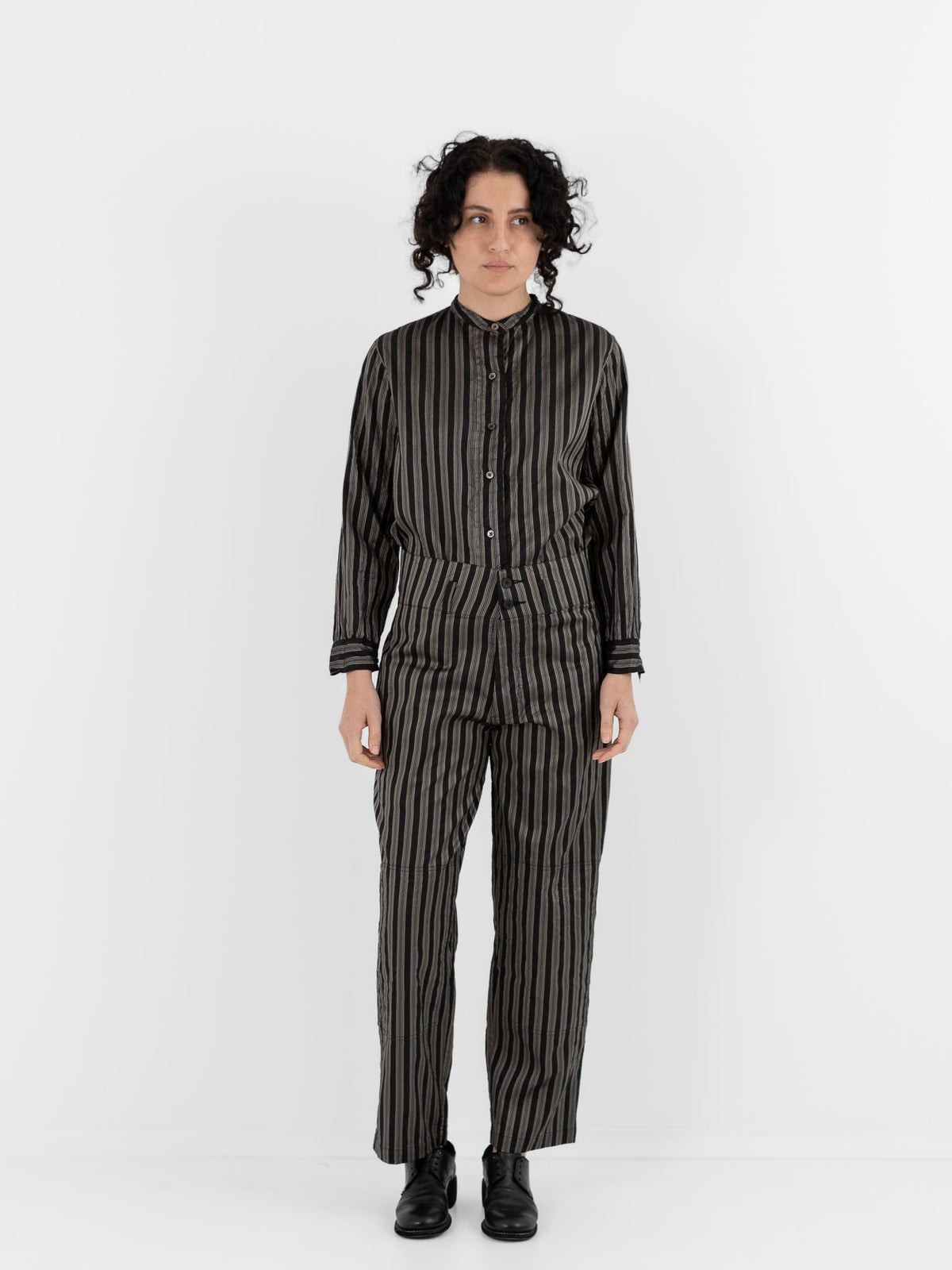 Christian Peau Pant in Black Stripe - CHRISTIAN PEAU at Worthwhile - shop PANT