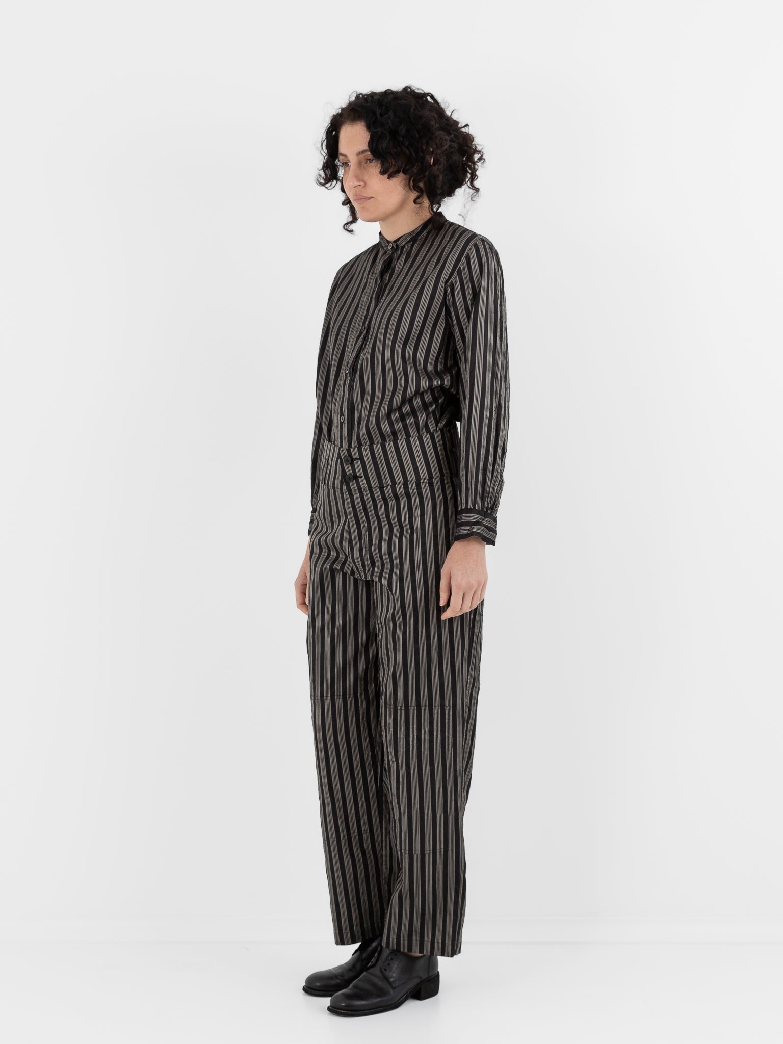 Christian Peau Pant in Black Stripe - CHRISTIAN PEAU at Worthwhile - shop PANT