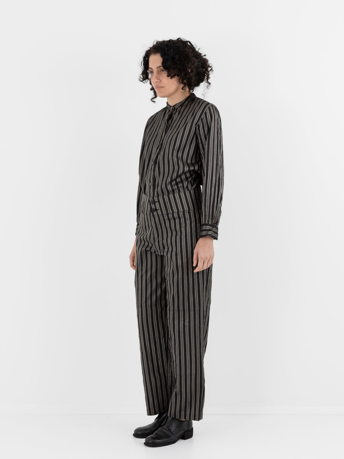 Christian Peau Pant in Black Stripe - CHRISTIAN PEAU at Worthwhile - shop PANT