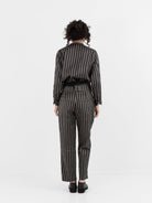 Christian Peau Pant in Black Stripe - CHRISTIAN PEAU at Worthwhile - shop PANT