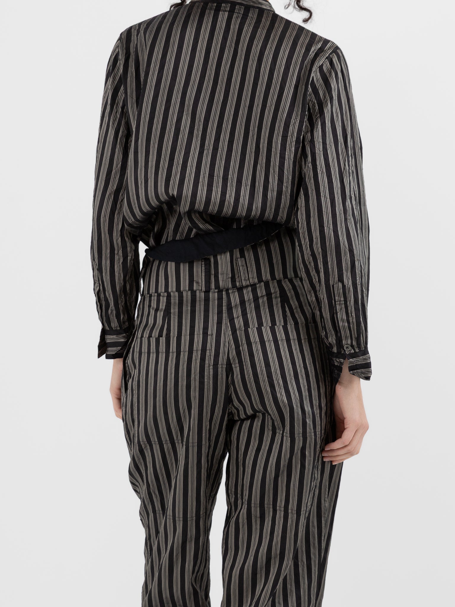 Christian Peau Pant in Black Stripe - CHRISTIAN PEAU at Worthwhile - shop PANT