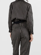 Christian Peau Pant in Black Stripe - CHRISTIAN PEAU at Worthwhile - shop PANT