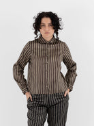 Christian Peau Shirt in Brown/Copper - CHRISTIAN PEAU at Worthwhile - shop TOP