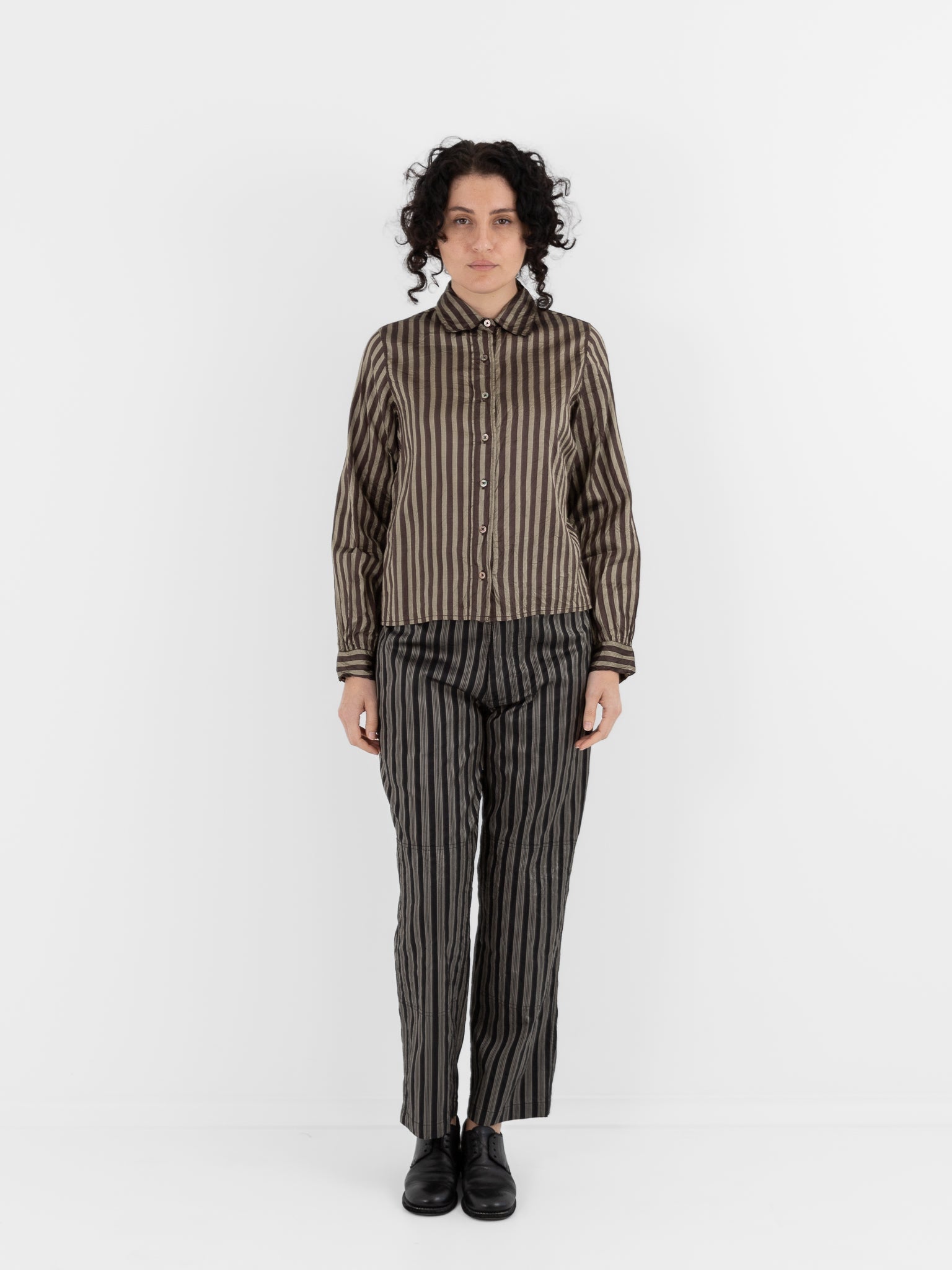 Christian Peau Shirt in Brown/Copper - CHRISTIAN PEAU at Worthwhile - shop TOP